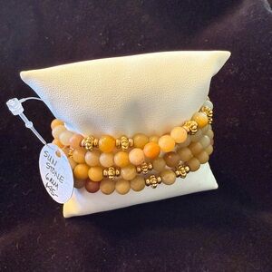 Sunstone Gem Bracelet